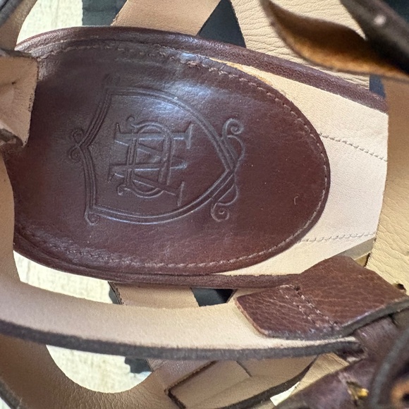 Massimo Dutti Brown Leather Heels - Picture 6 of 10